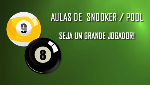 AULAS de  SNOOKER /POOL ** Facilitador / instrutor Marquinhos 